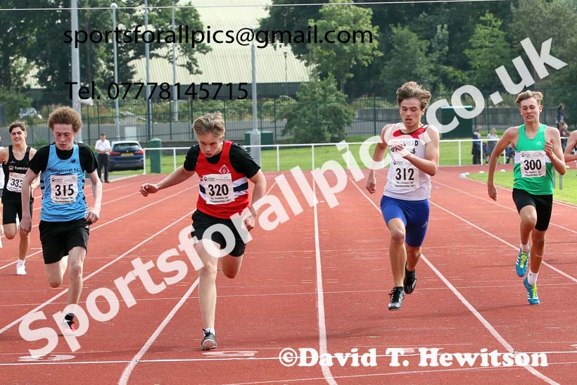 Mens and Boys 200 metres, 2021 North Eastern Track and Field Champs., Middesbrough. Photo: David T. Hewitson/Sports for All Pics
